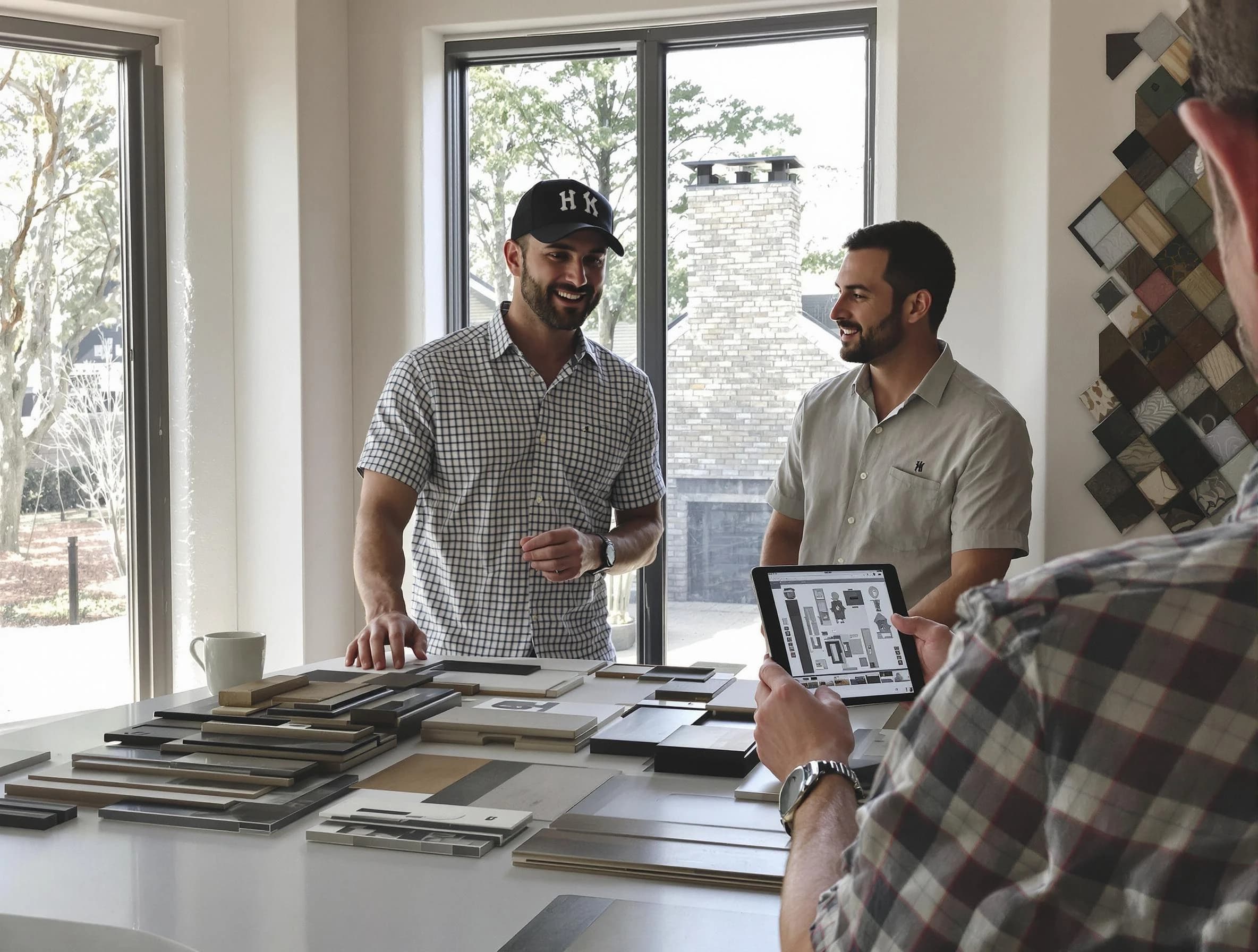 El Reno Chimney Sweep remodeling a chimney and fireplace in El Reno, OK