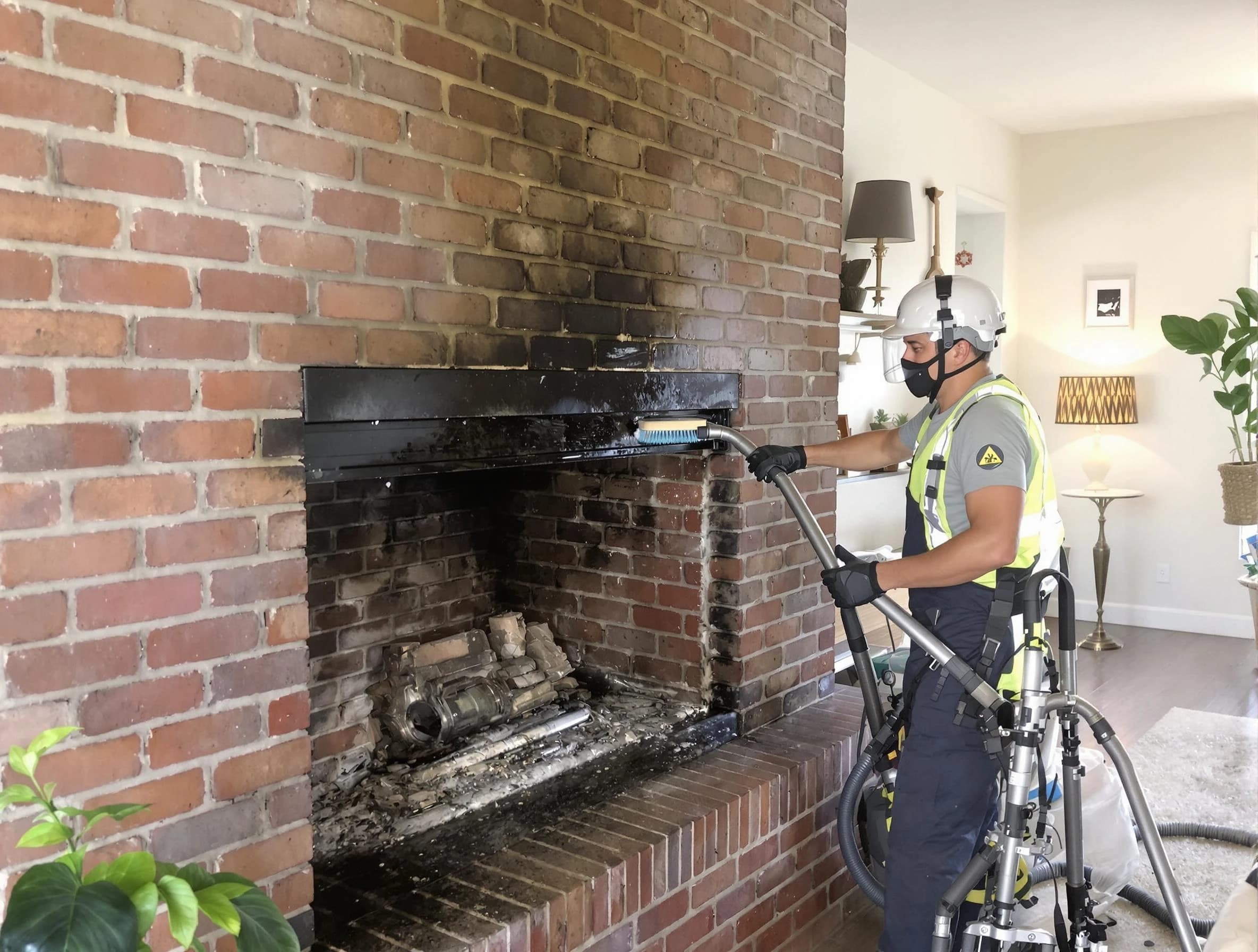 El Reno Chimney Sweep providing fireplace cleaning services in El Reno, OK