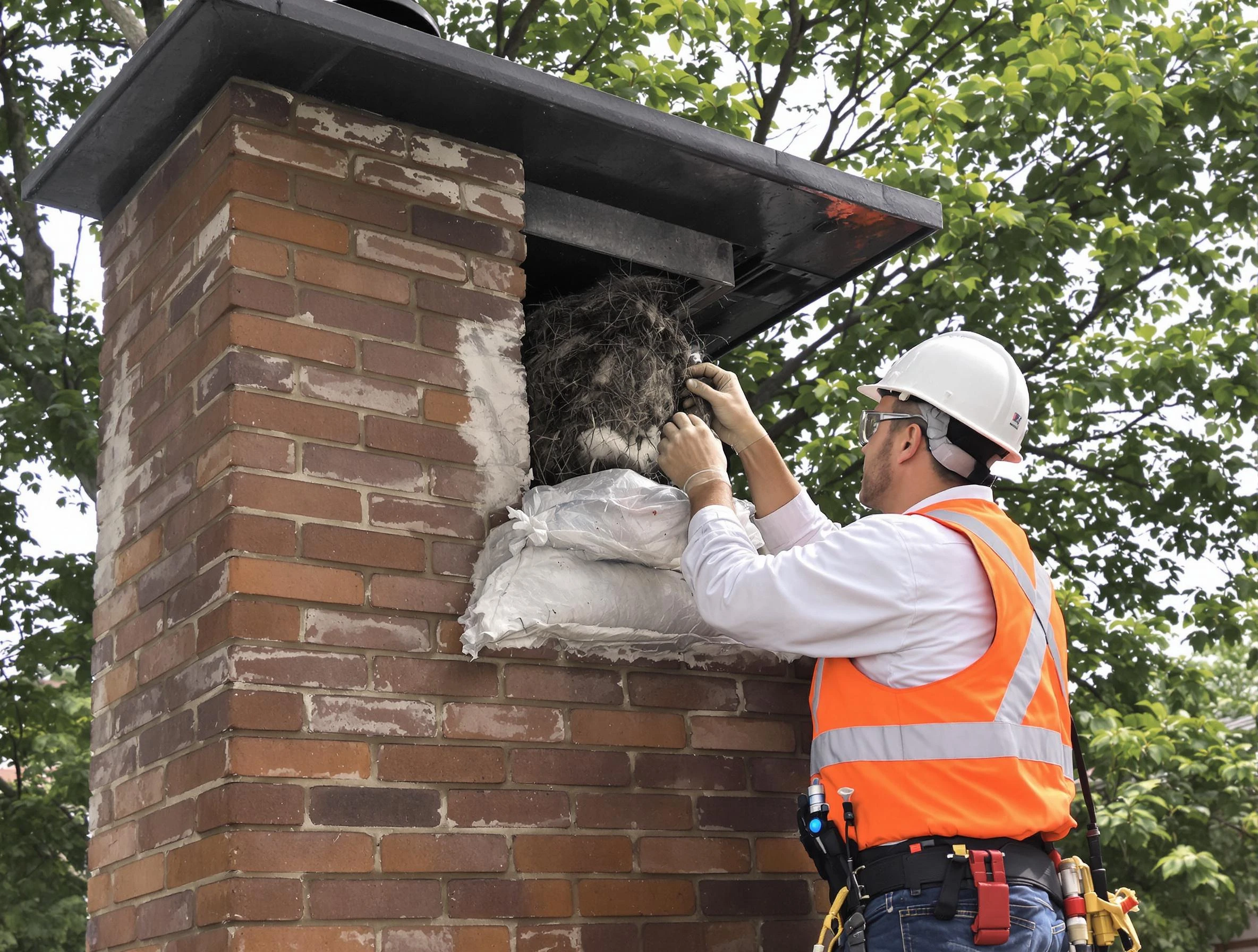 Humane removal of debris and animals by El Reno Chimney Sweep in El Reno, OK